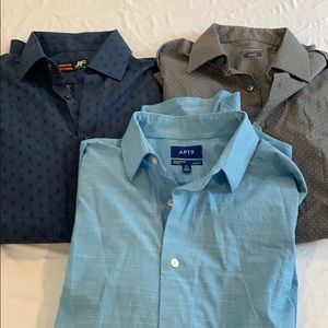 Lot of 3 Men’s Button Down Shirts